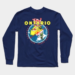 Ontario Year Round Playground Vintage Long Sleeve T-Shirt